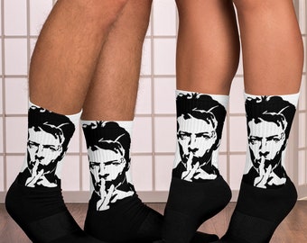 David Bowie Socks - David Bowie Stencil