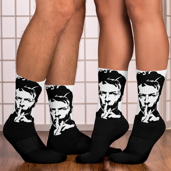 David Bowie Socks - David Bowie Stencil