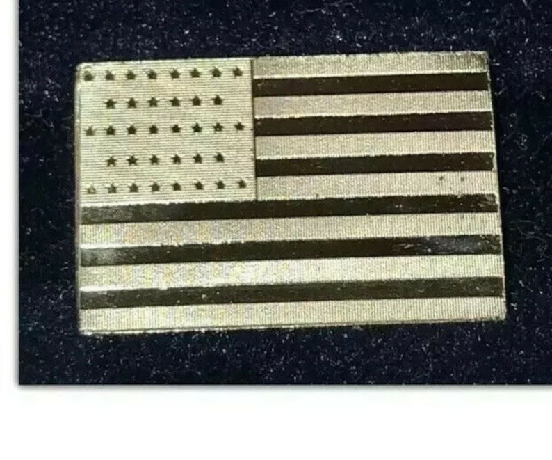 Franklin Mint Great Flags of America Miniingot Sterling Flag Etsy