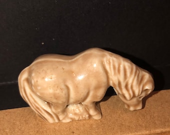 Vintage tea rose wade figurines work horse