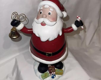 Musical Animated Santa Claus Figurine Christmas