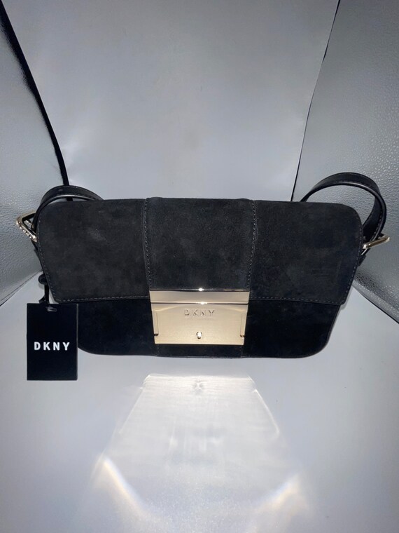 dkny suede bag