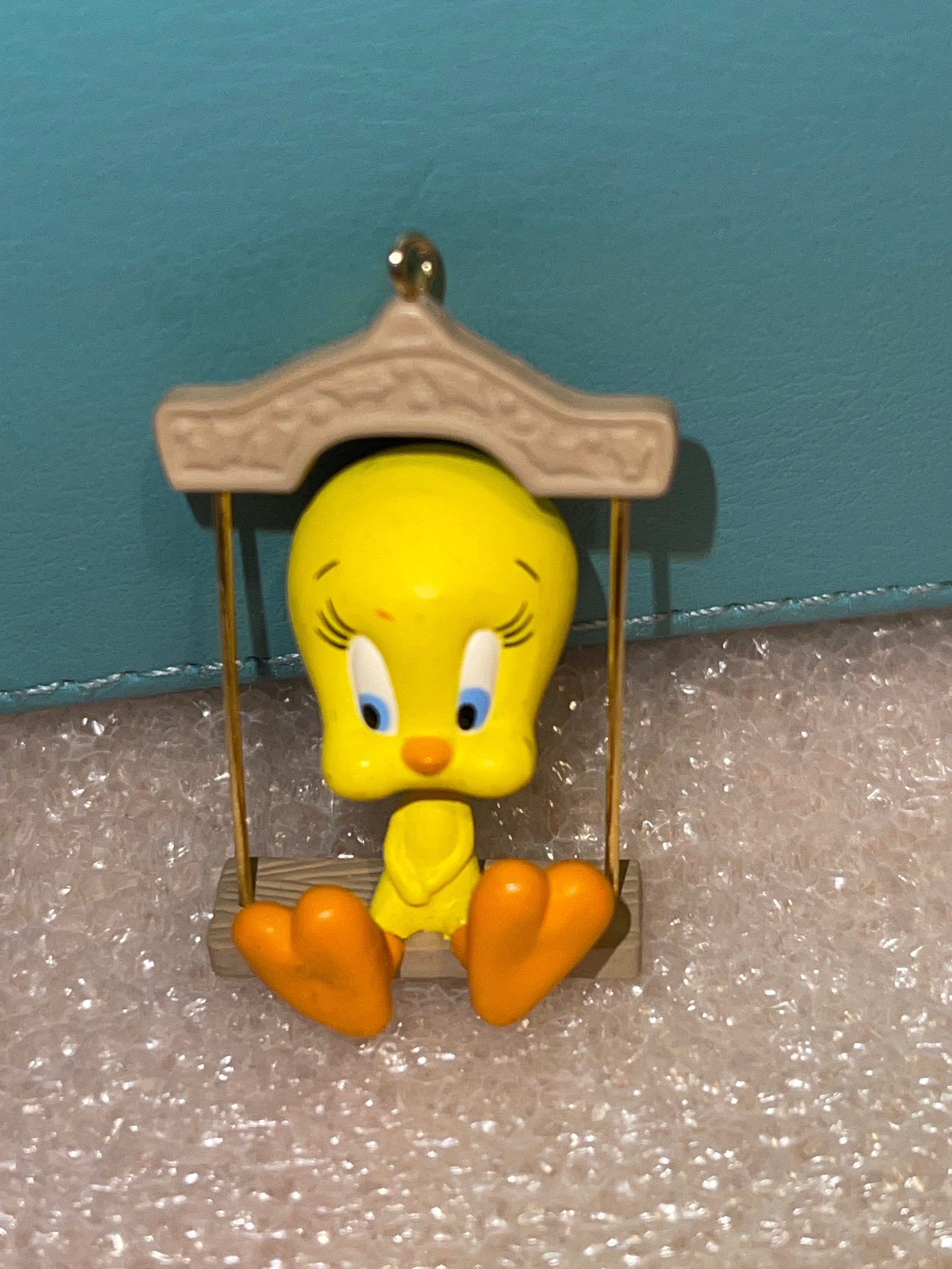 Looney Tunes Taz Tweety Bird on Swing Tiny Ornament Warner Brothers Etsy