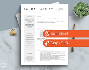 Plantilla de CV para Google Docs, MS Word y Mac Pages / Diseño de plantilla de CV profesional editable, descarga de plantilla de CV para vida laboral (2026)