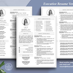 May include: A black and white resume template with a professional design. The resume is for a Director of Finance and includes sections for work experience, education, skills, and volunteer experience. The resume also includes a photo of the candidate.