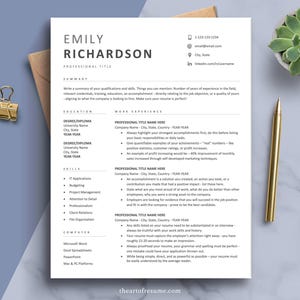 Modèles de CV professionnels (pages MS Word et Mac) Format de CV moderne, conception de CV simple, CV modifiable, CV exécutif