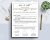 Executive Resume Template, Professional Resume CV, Director Resume, Manager Resume, 1 2 3 Page Resume Template Bundle, Accountant Resume CV