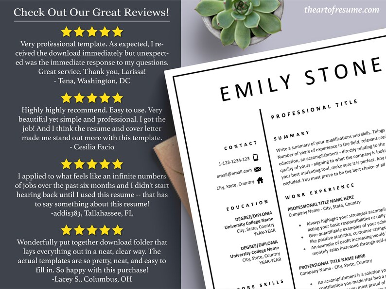 Pu&ograve; includere: Un modello di curriculum vitae in bianco e nero con il testo "Emily Stone" in un grande carattere in alto. Il modello include sezioni per le informazioni di contatto, l'istruzione, l'esperienza lavorativa e il titolo professionale. Il modello include anche una sezione per un riepilogo delle qualifiche e delle competenze. Il modello &egrave; progettato per essere utilizzato dai candidati per creare un curriculum vitae professionale.