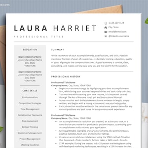 The Art of Resume Templates | One Page Simple Modern Resume CV Design Template Maker | Curriculum Vitae for Google Docs, Apple Pages, Microsoft Word, Mac, PC