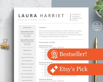 Resume Template Google Docs, MS Word, Mac Pages | Editable Professional Resume Template Design, Lebenslauf Resume CV Template Download 2025
