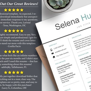 The Inspired Resume | Student No Work Experience Resume CV Template Design Bundle 5-Star Best Reviews