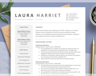 resume templates for word mac