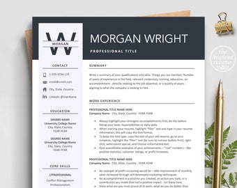 Executive Resume Template Google Docs, Word, Mac Pages | Best Modern CV Template, Professional Resume Format, Free Resume Download