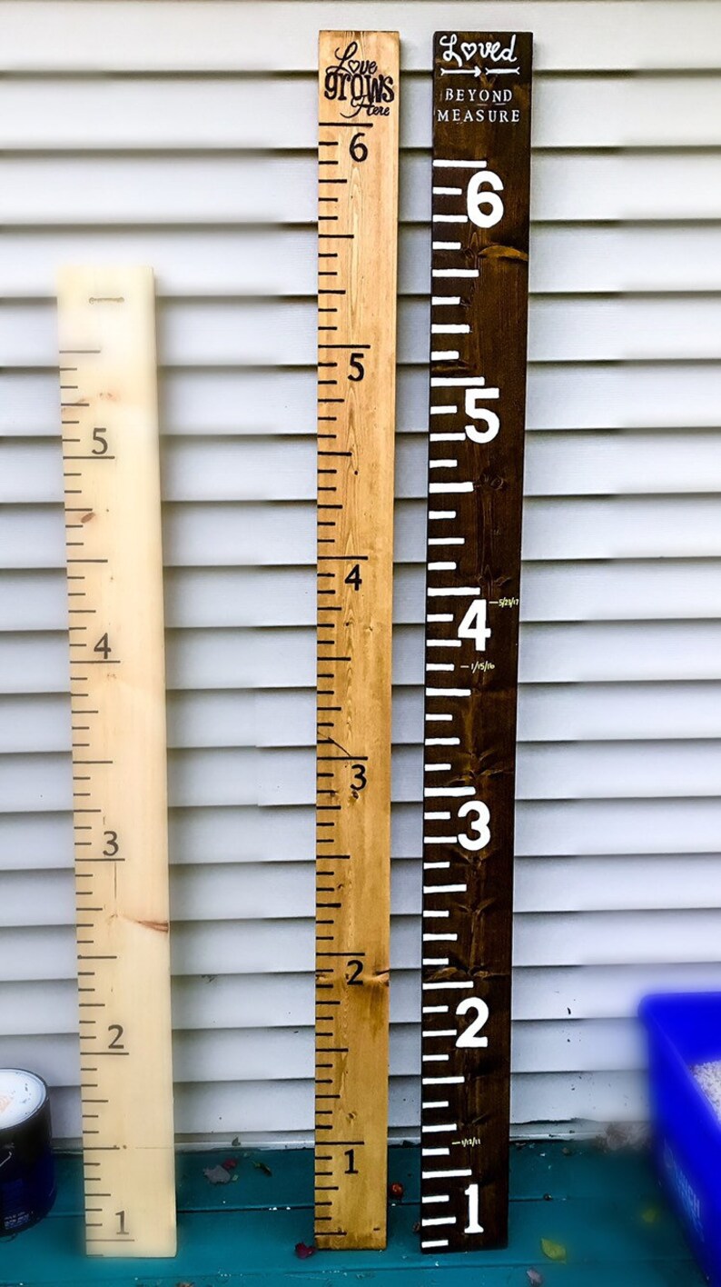 Growth ruler Etsy