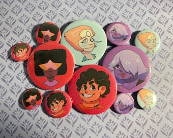 Steven Universe character buttons