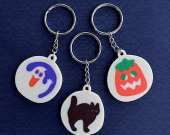 3D Printed Spooky Cookie Keychain