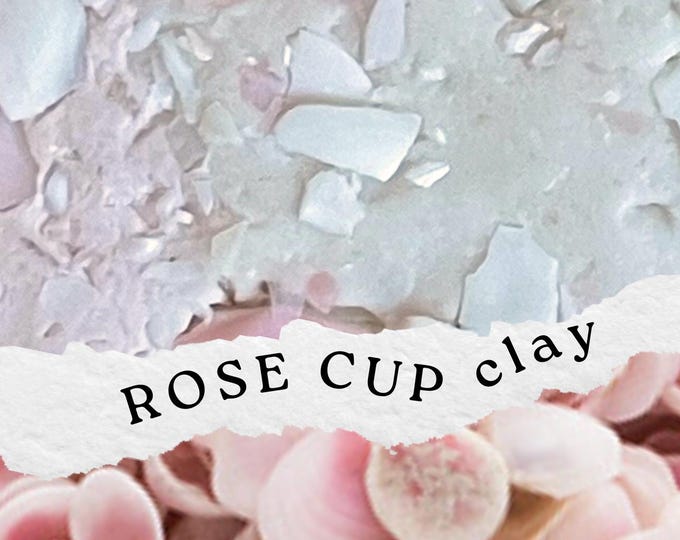 Maine Coastal Rose Cup Shell Clay: Artisan Polymer Clay Blend