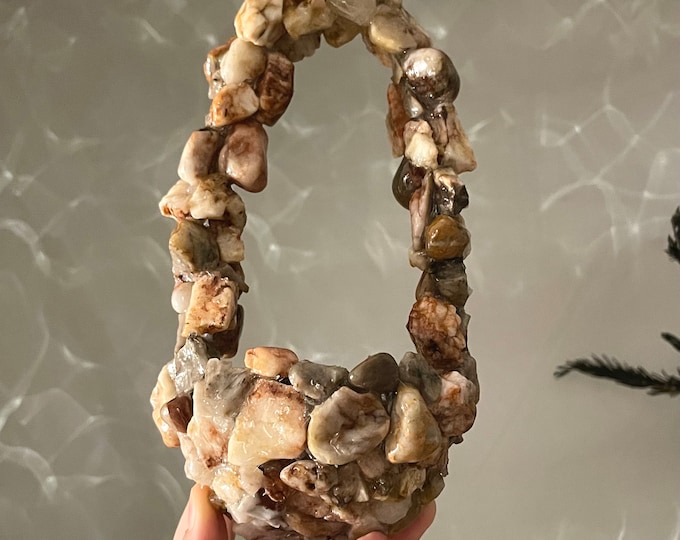 PLANT BASKET - smoky quartz