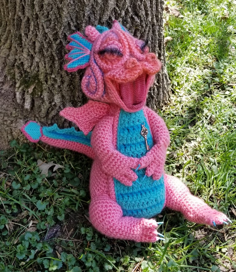 Crochet Laughing Baby Dragon Pattern Only Etsy