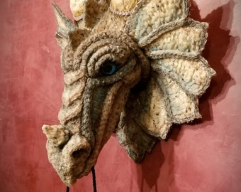 Guardian Dragon Crochet Wall Hanging Pattern Only