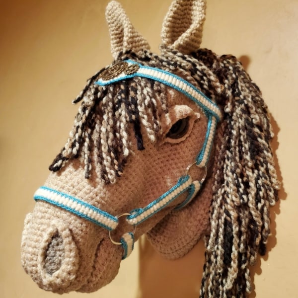 Patron de sculpture murale cheval (crochet) uniquement