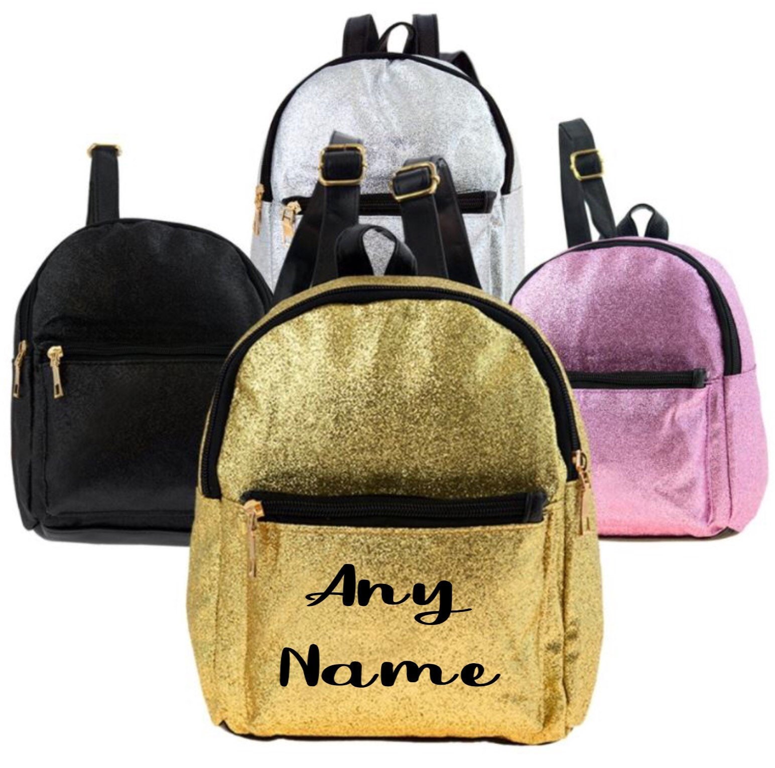 Benutzerdefinierte Glitter Rucksack Mädchen Rucksack Etsy