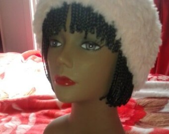 Crochet Headband Faux Fur