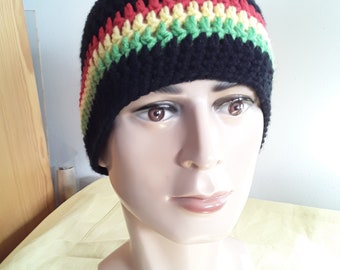 Crochet Rastafarian Hat