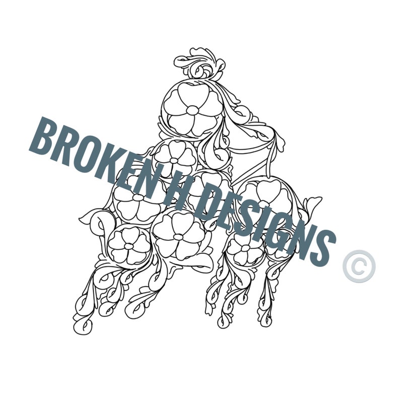 Western Tooling Patterns Etsy