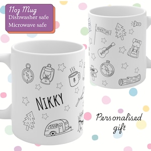 Personalized Caravan Mug: Outdoorsy Camper Gift
