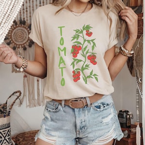 Tomato Plant Graphic T-Shirt: Italian Foodie Tee