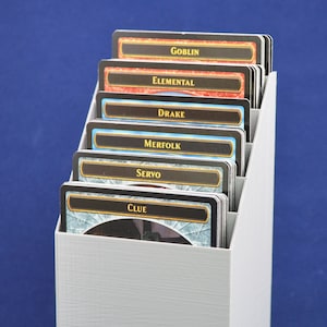 Suportes para fichas/cartões (vários tamanhos)