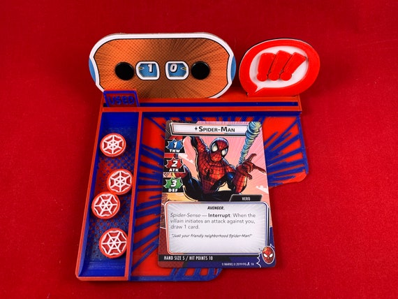 Marvel Champions™ Compatible Hero Dashboard/tray Custom 3D Printed
