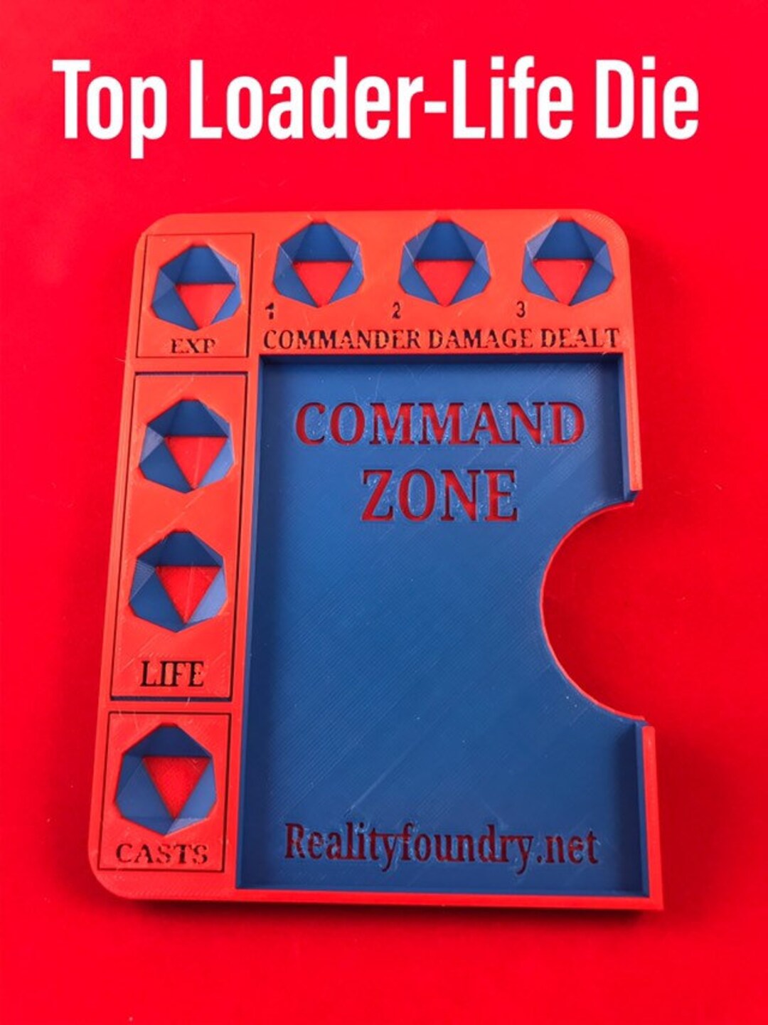 Commander Trays - Oversized Cards and Spindown (D20) Life Toploaders ...