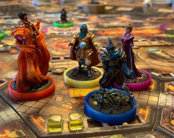 Black Rose Wars compatible Color Matched Figure and Power Point Base Upgrades - Custom 3D Printed