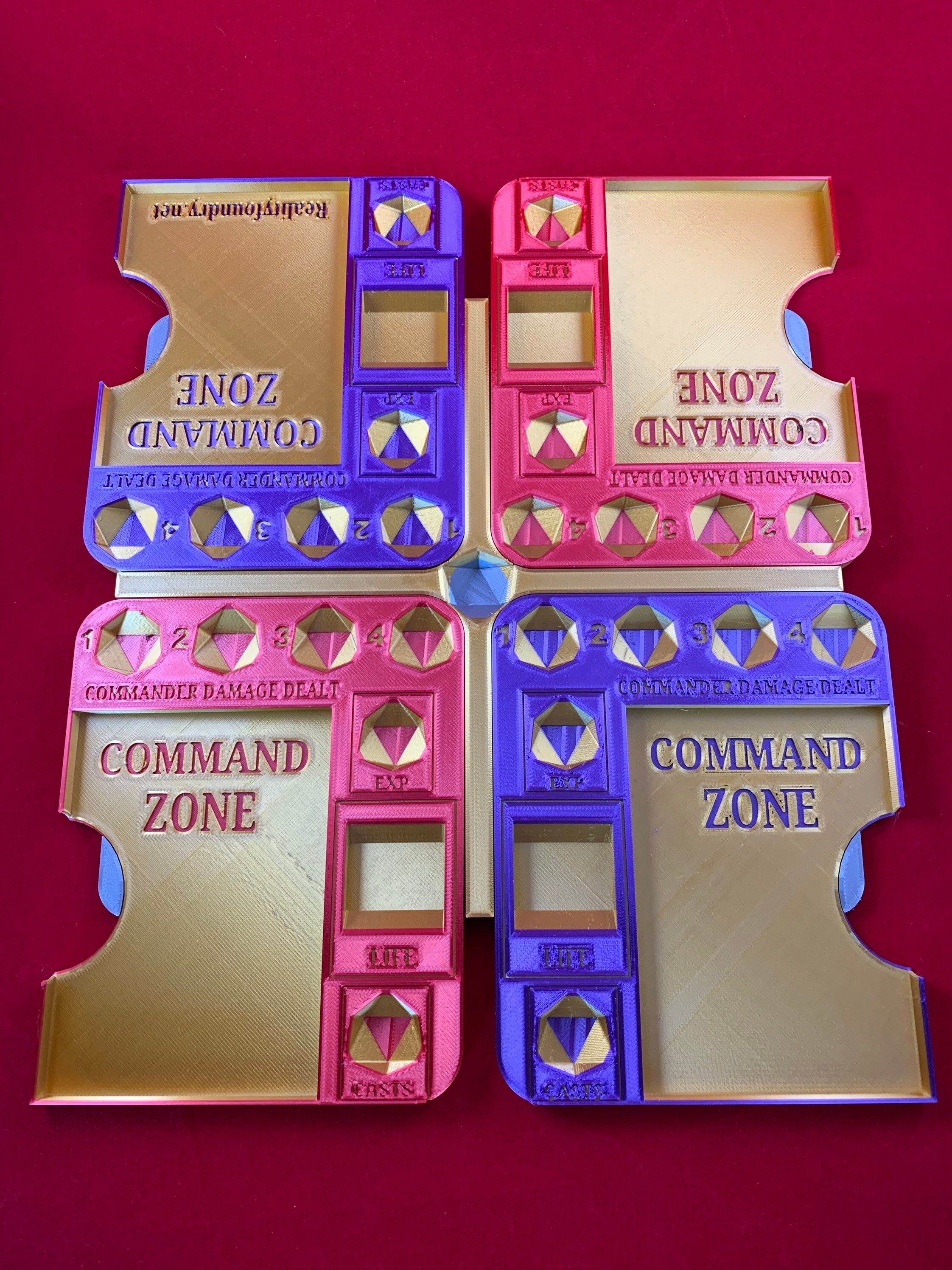 Top Loader Life Spinner 4 Player Tray system — RealityFoundry Custom