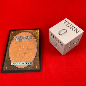 Turn Timer Cube compatibel met Magic the Gathering™ - Custom 3D Printed