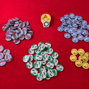 ロード オブ ザ リング LCG™ 互換トークン、100 以上のダメージ、リソース、クエスト進行トークン! カスタム 3D プリント