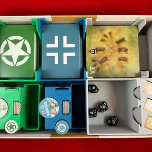 Undaunted: Normandy Compatible Game Box Organizer