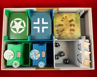 Undaunted: Normandy Compatible Game Box Organizer