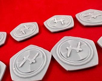 Bloodbond Coin Doublesided (10) - Resin Printed - Compatible with The Hunt Showdown