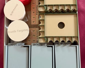 Warfighter Modern Private Military Contractor Game Organizer and Soldier Trays