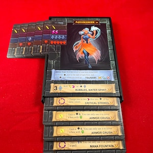 Plateau de joueur ou support de carte de référence/donjon compatible One Deck Dungeon