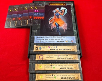 Tacka gracza lub uchwyt na karty referencyjne/lochy zgodne z One Deck Dungeon