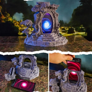 Animated Tabletop Portals - Phone Powered - Custom 3d Printed