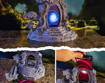 Animated Tabletop Portals - Phone Powered - Custom 3d Printed