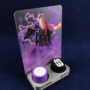 Mage Wars compatible Wizard/Creature/Wall Standee Bases - Custom 3D Printed