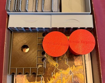 Warfighter Fantasy Compatible Game Organizer and Hero Trays