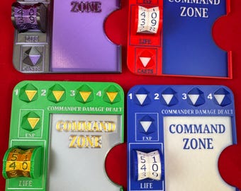 Magic The Gathering - Marvel Super Heroes Compatible Commander Trays - Fantastic Four, Wakanda Forever, Doom Prevails, Avengers Assemble