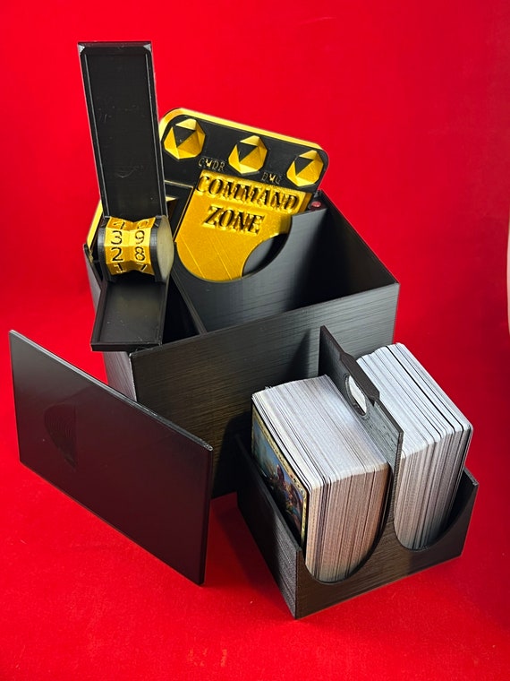 Commander Deck Box That Holds Spindown or Life Spinner Commander Tray and Dice/counters - Custom Made-3d Printed - Etsy Israel Commander Deck Box That Holds Spindown or Life Spinner Commander Tray and Dice/counters - Custom Made-3d Printed - Etsy Israel